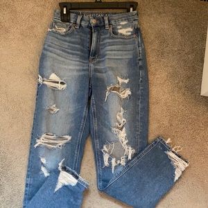 american eagle mom jeans